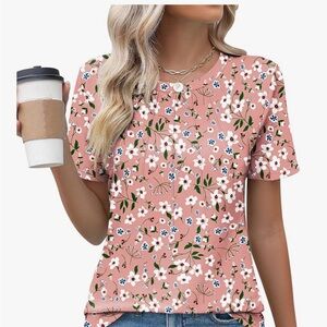 Floral Pink Women's Top